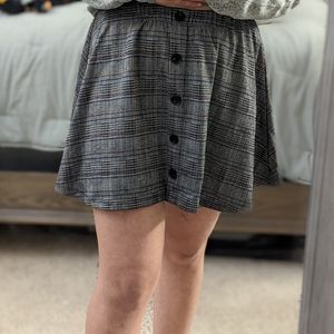 Vylette Skater Skirt in Plaid